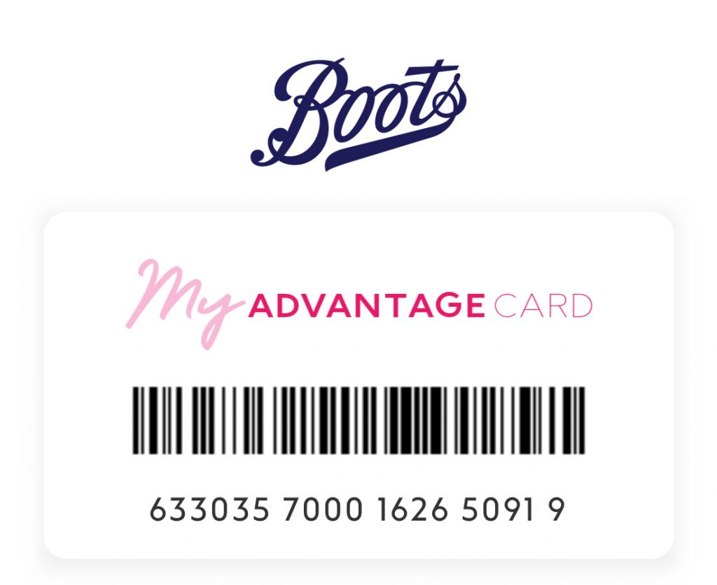 Forgot Boots Advantage Card barcode QR