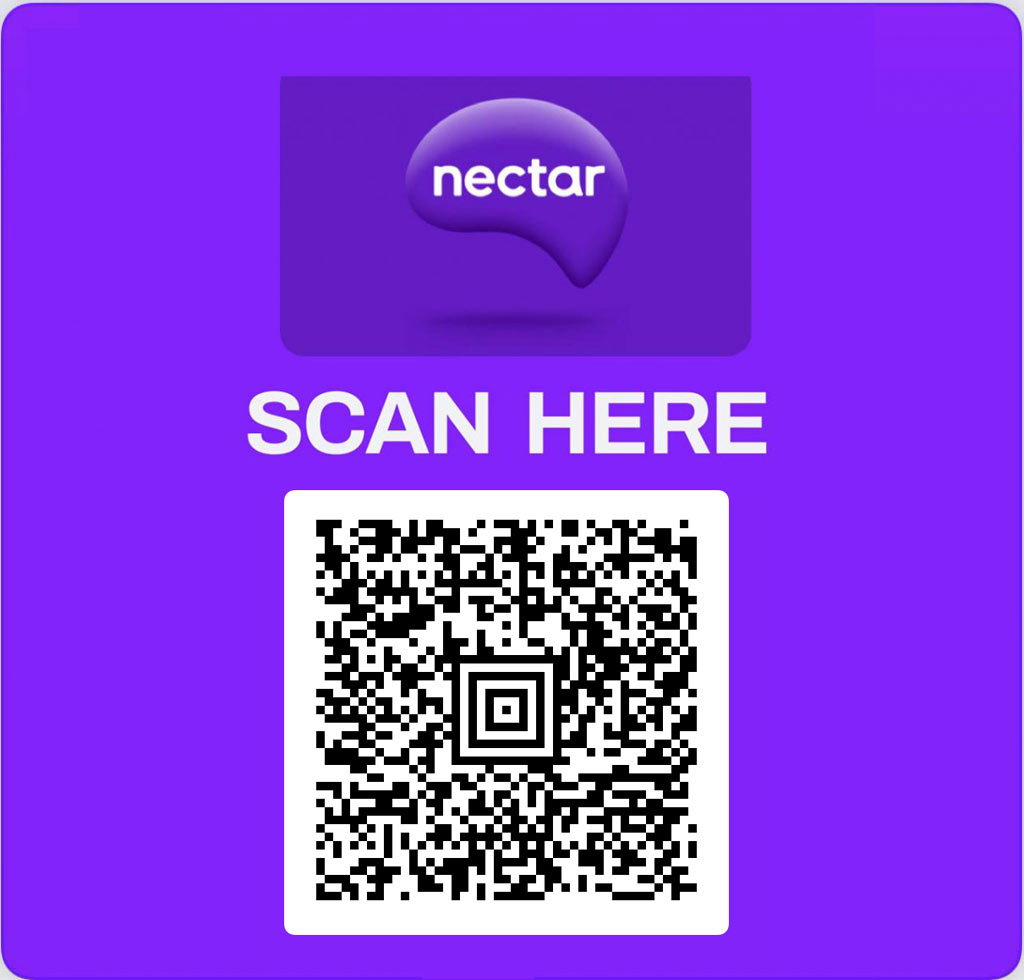 nectar card QR barcode