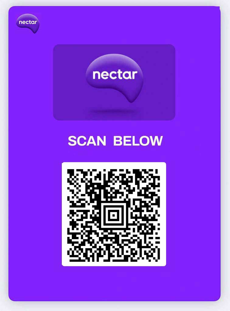 Screenshot of Sainsburys Nectar Card Barcode